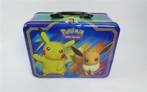 pikachu metal lunch box|pokemon tin lunch box.